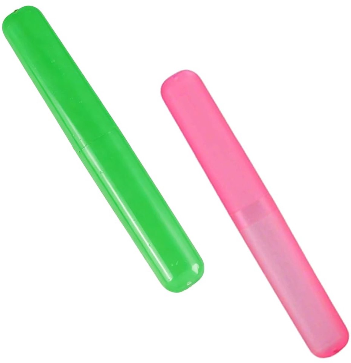 Dailygoods - Draagbare Tandenborstelhoes 2 Stuks - Tandenborstelhouder voor Reizen