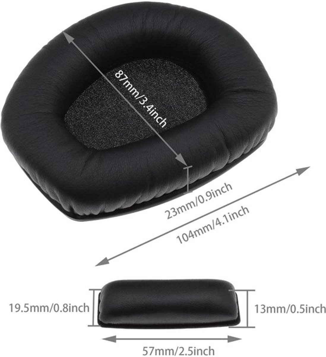 Dailygoods - Oorkussens - Hoofdband Pads - Comfortabel en duurzaam