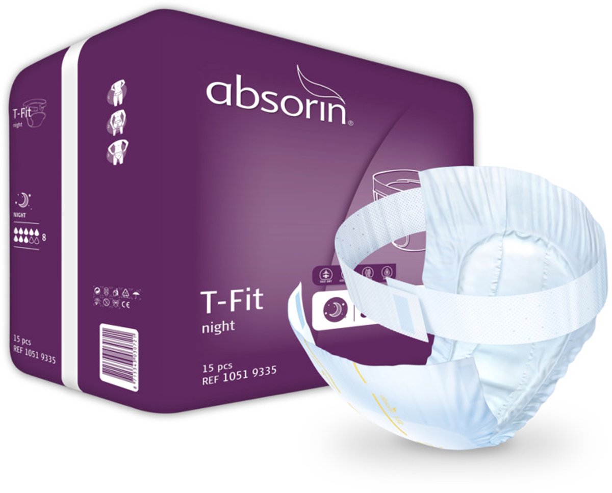 Absorin Comfort t-fit night maat XL 15 Stuks