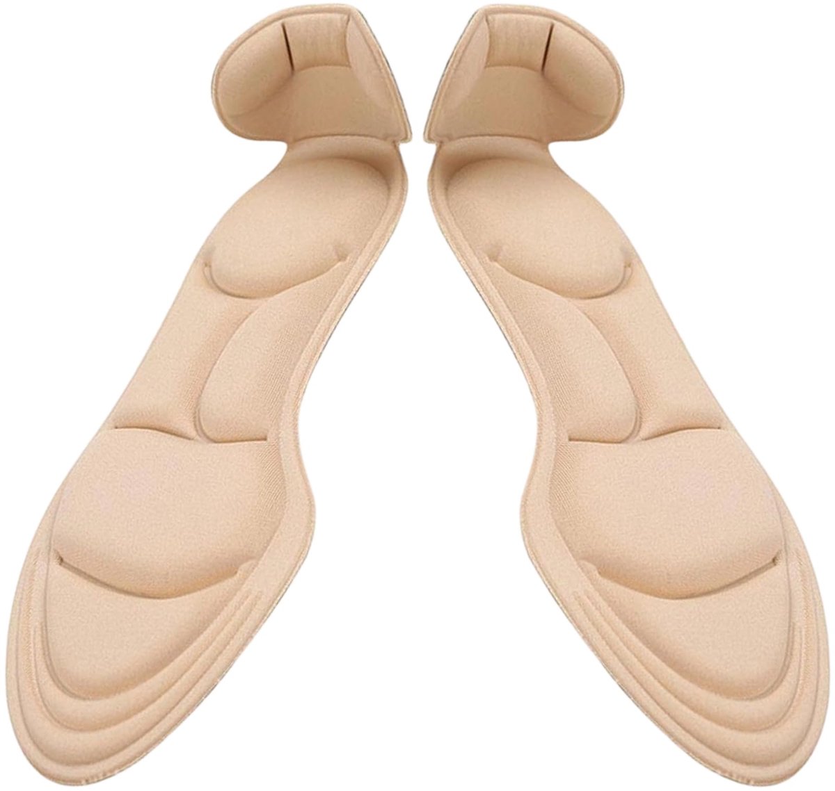 1 paar hielkussens, hoge hakken, zelfklevende hielhouders, inlegzool, hielkussens, inlegzolen, inlegzolen, voetkussentjes voor te grote schoenen, voor dames en heren