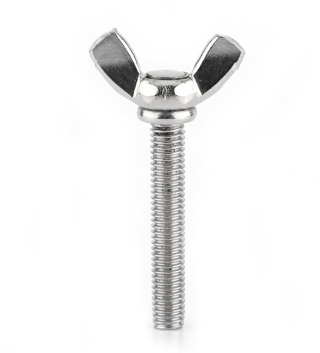 Dailygoods- Vleugelschroef M5 - 5 Stuks - Roestvrij Staal 304 - Schroefdraad - Veilig en Milieuvriendelijk - Scherpe Draad - Schroef