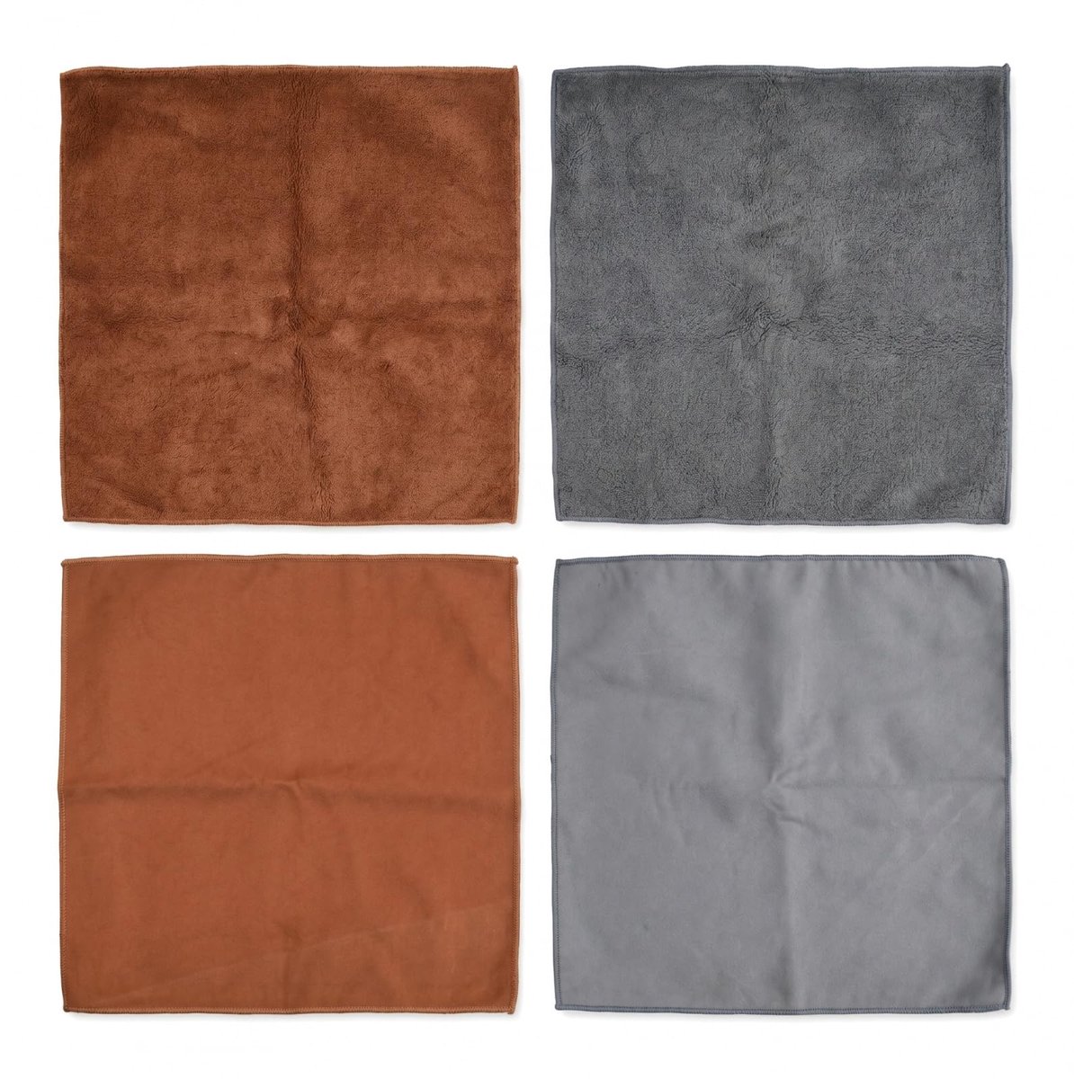 Microvezeldoeken van suède, 30 x 30 cm, absorberende en dikke microvezeldoekenset, reinigingsdoeken voor professionele koffiezetapparaten, damplant en filterhouder