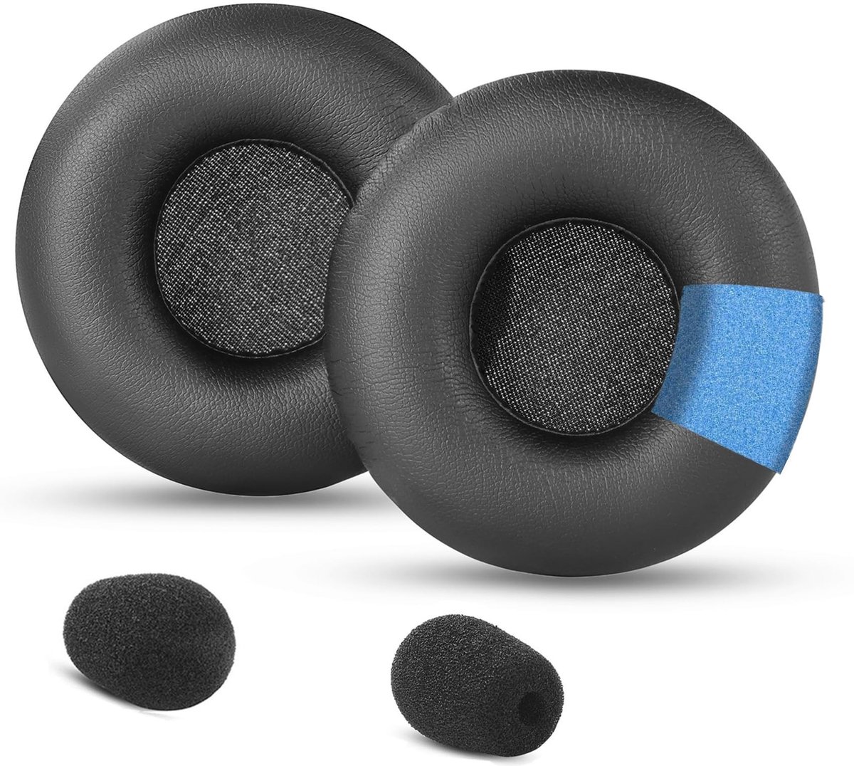 Dailygoods - Memory Foam Oorkussens voor Jabra Draadloze Headsets - Blauw