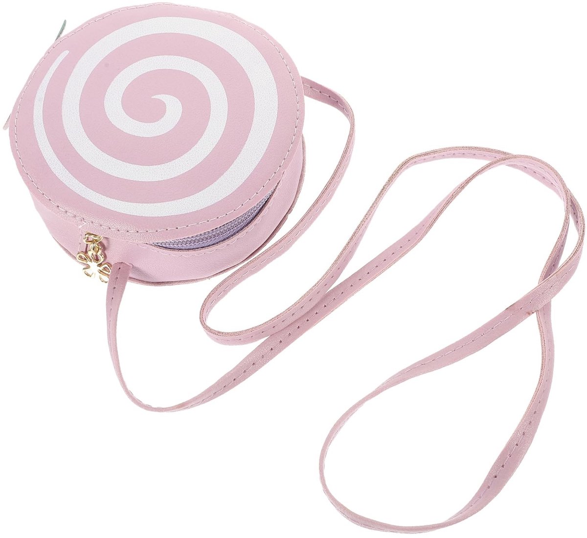 Dailygoods - Holibanna PU schoudertas Lollipop design kleine schoudertas voor dames creatieve crossbody tas ideaal voor dagelijks gebruik en feest
