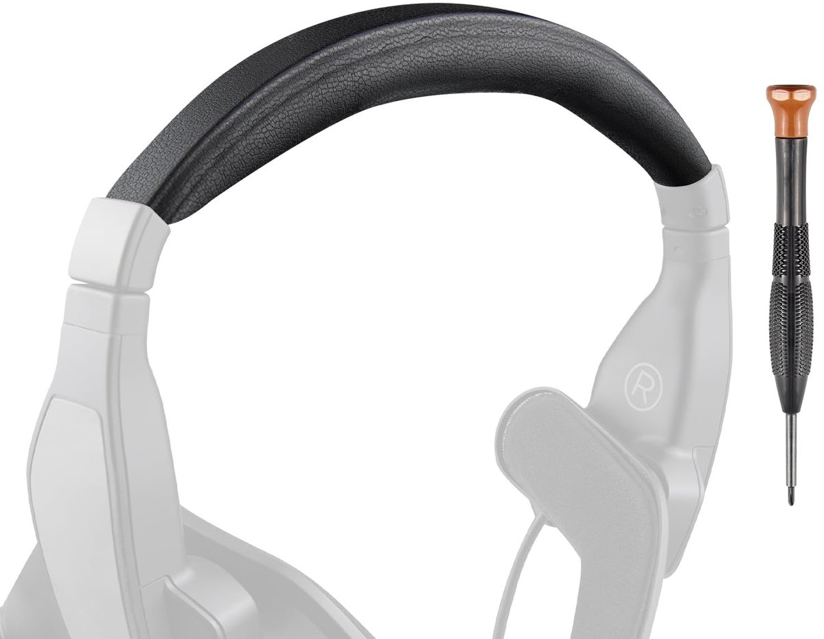 Dailygoods - SOULWIT Hoofdbandhoes voor Bose ProFlight Series 1/2 Aviation Headsets, Headband Vervangend Hoofdbandkussen Reparatieonderdeel
