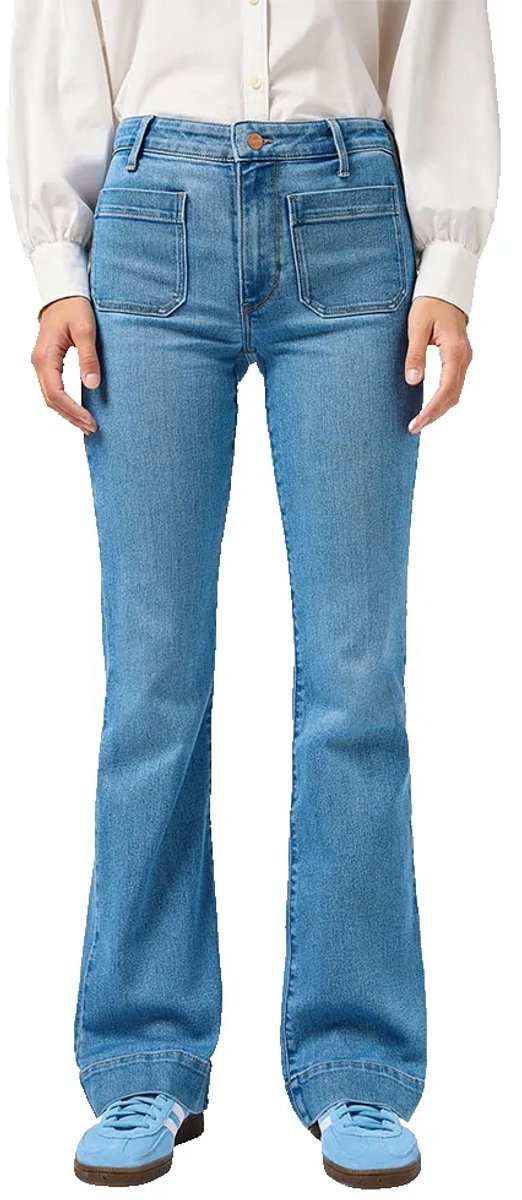 Wrangler Flare Spijkerbroek 26 30 Vrouw Velvet Sky