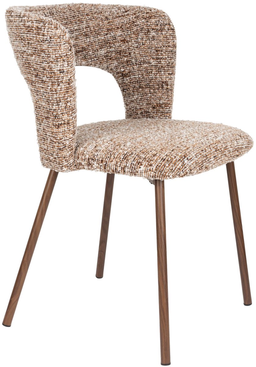 Housecraft Living Chelsea Eetkamerstoelen Bruin - Set van 2