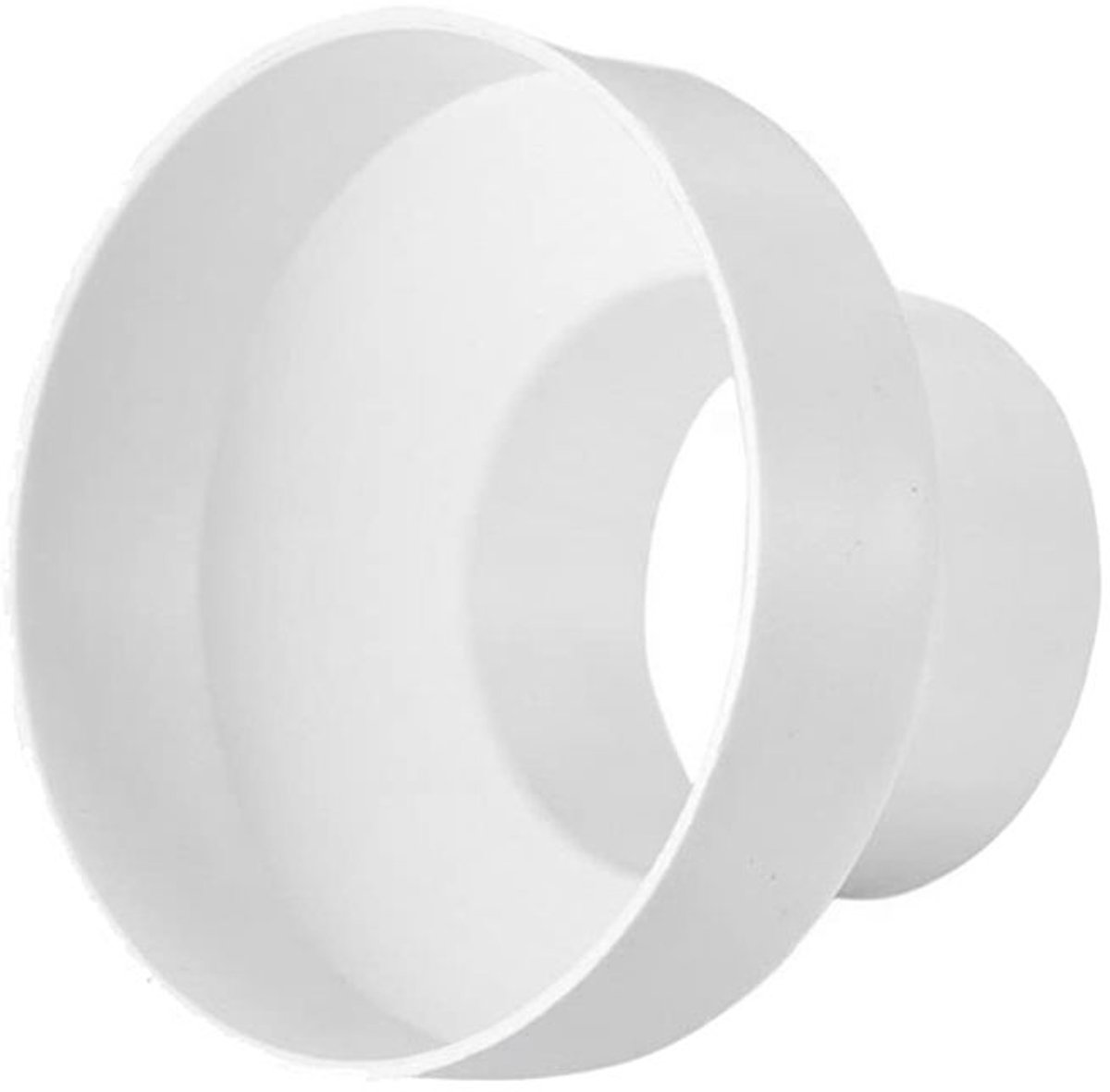 LISM-Kanaaladapter slangkoppeling, ventilatieslangverkleiner adapter slangkoppeling, buisdiameter 100 tot 150