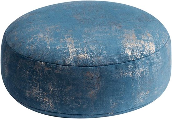 Meditatiekussen - Zitkussen Vloerkussen - Ontspanning en Yoga - Fluwelen Stof - 40x15 cm - Ivoor — afbeelding 5
