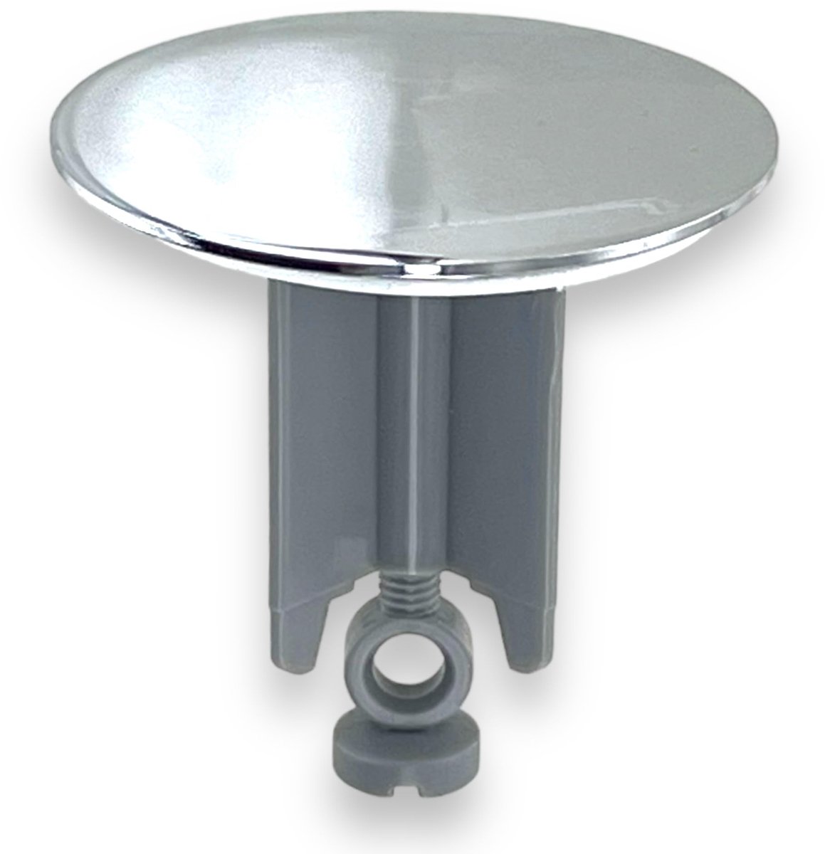 Dailygoods- Afvoerstop Universeel - Excentrische Plug - 1 1/4 Inch - 65 mm Diameter - Verchroomd Metaal - Efficiënte Afdichting - Afvoerplug