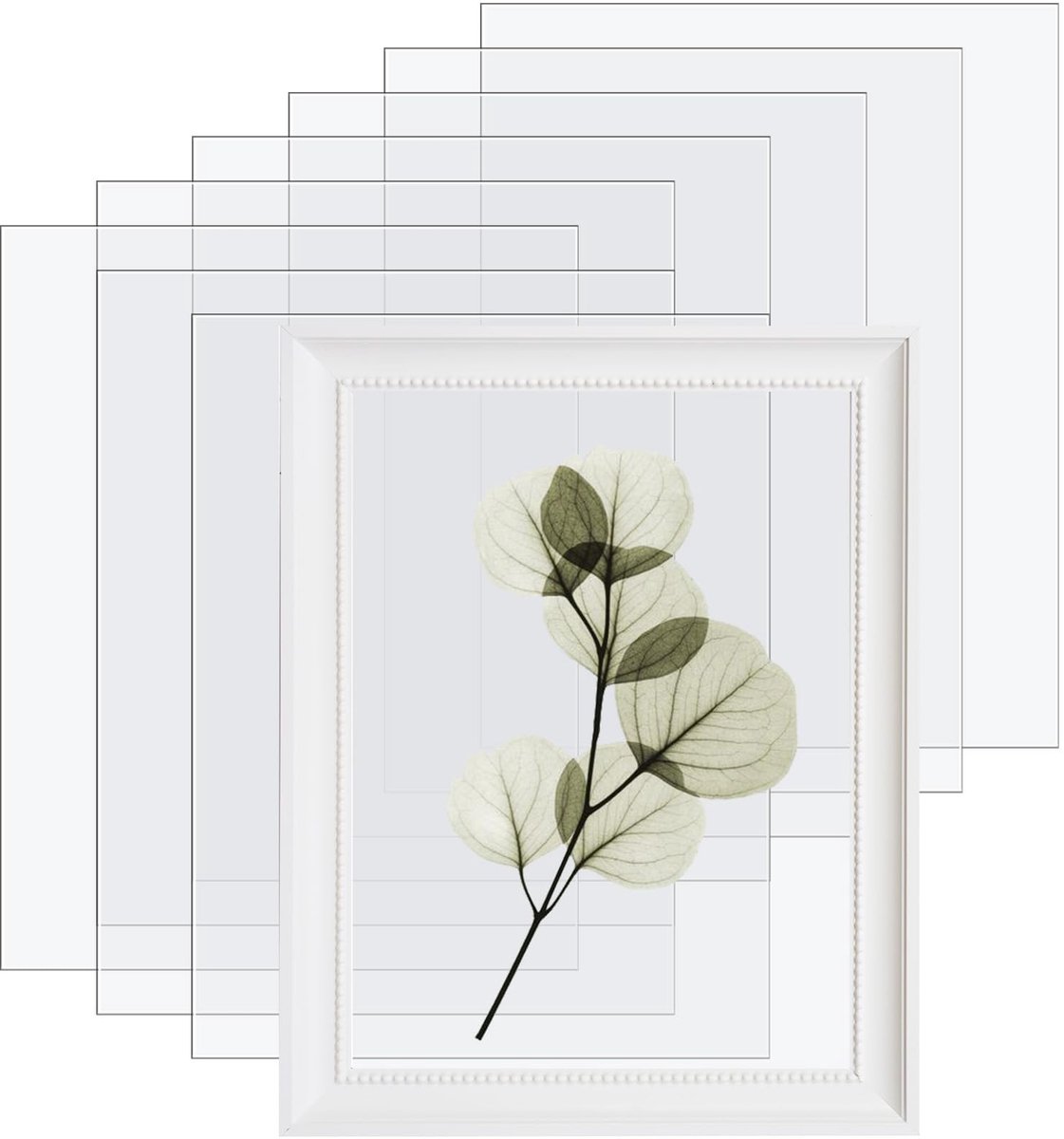 Dailygoods - Transparante Acrylplaten A4 - 10 Stuks voor Fotolijst en Projecttentoonstelling