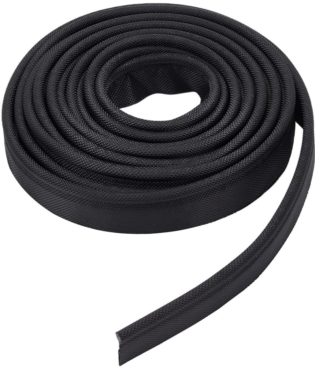 Dailygoods- Voortent Rail Inzetstuk 31mm - Dubbele Flap - PVC - 5000mm Lang - Sterk en Duurzaam - Gemakkelijk te Installeren - Luifelrail