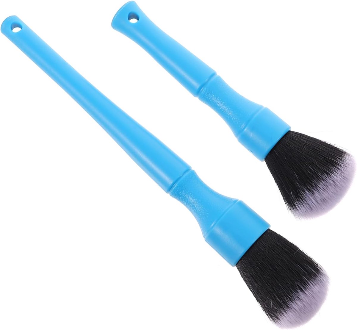 Auto Detailborstels - Reinigingsset - Interieur Reinigen - Zachte Krasvrije Borstels - 24x3cm - Blauw