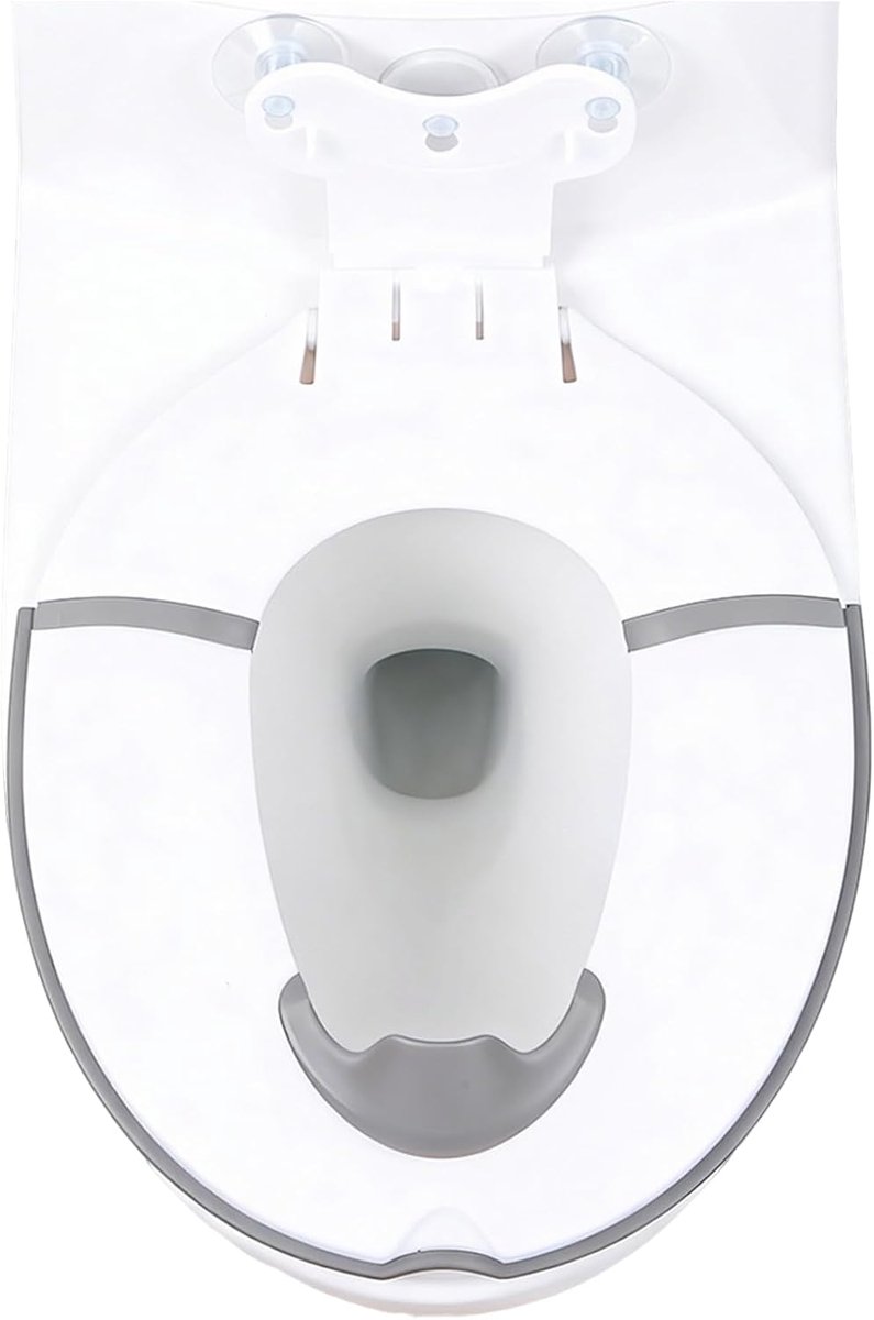 Toiletbrilmat - Potjeskussen - Hygiënisch Reizen - Antislip Design - 30x23 cm - Grijs