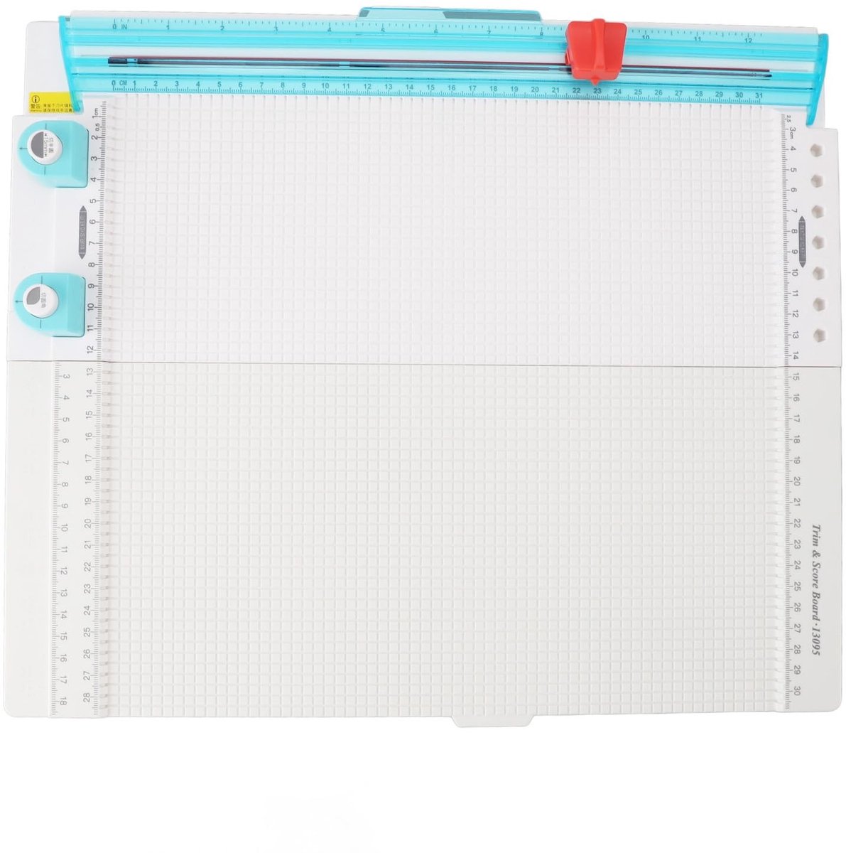 Solidchoice- Papiersnijder Professioneel 31 cm Breed - 7-in-1 Multifunctioneel - Snijden/Knippen/Markeren - Ergonomisch Ontwerp - Creatieve Projecten - Snijmachine