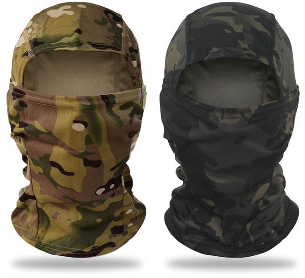 Solidchoice - Camouflage Bivakmuts Gezichtsmasker voor Buitenactiviteiten