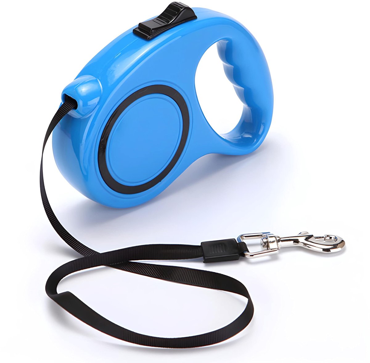 Dailygoods- Hondenriem 3 Meter - Flexibele Band - Robuuste Uittreklijn - Comfortabele Grip - Duurzaam Nylon - Milieuvriendelijk - Uitlaatlijn