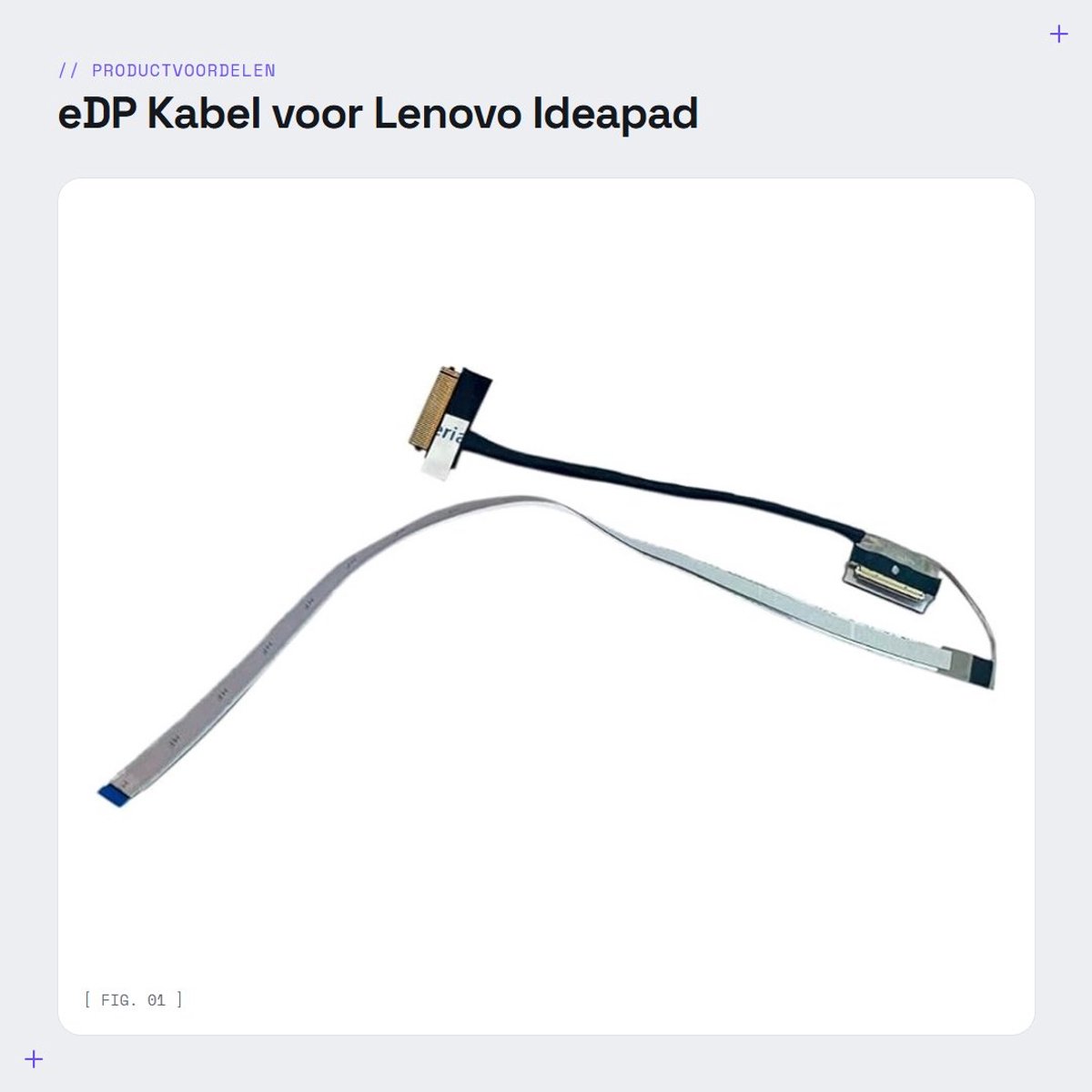 Dailygoods - eDP Kabel voor Lenovo Ideapad Gaming Laptops