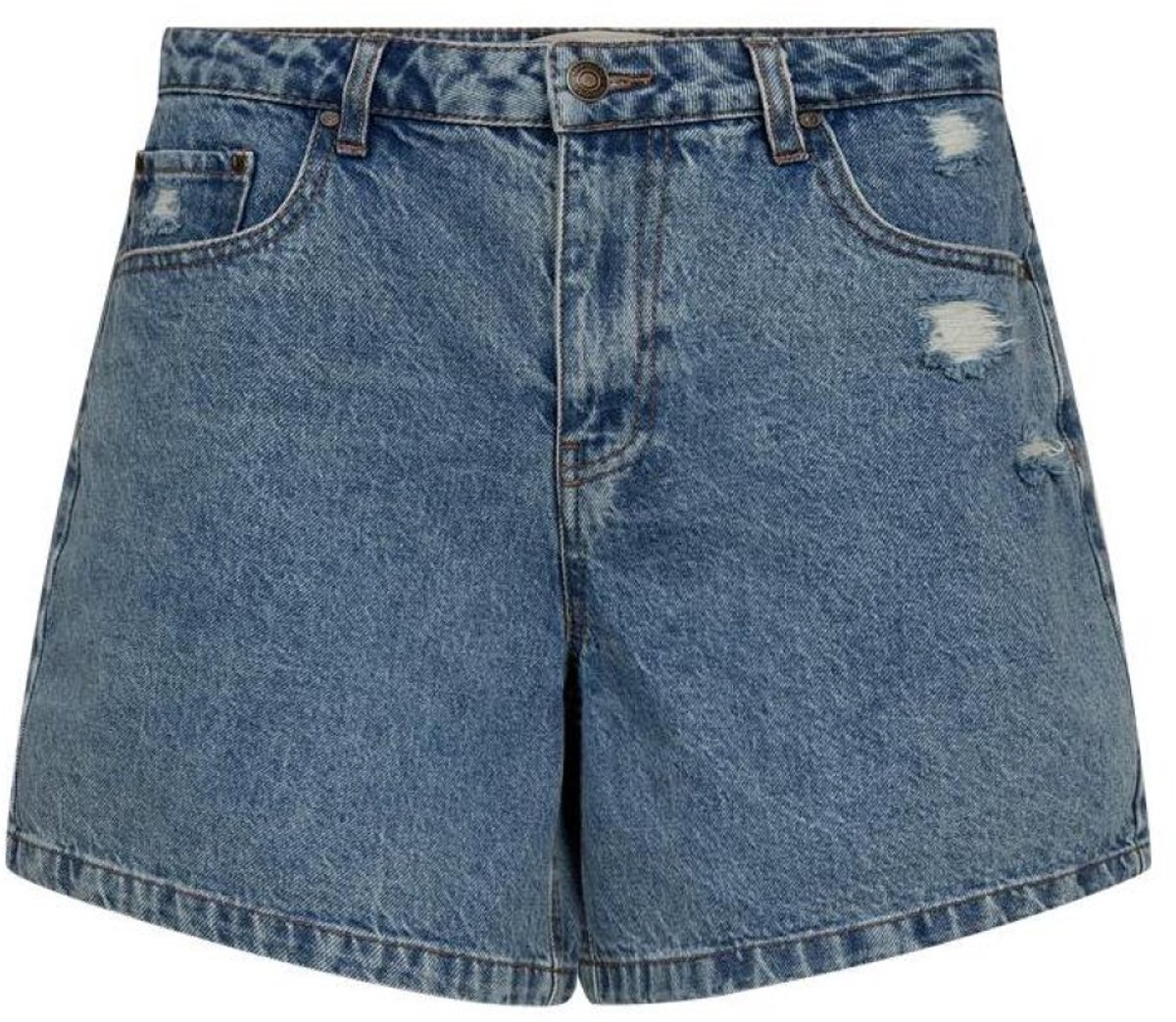 Freequent Broek Fqkalia Shorts 208333 Medium Blue Denim Dames Maat - M