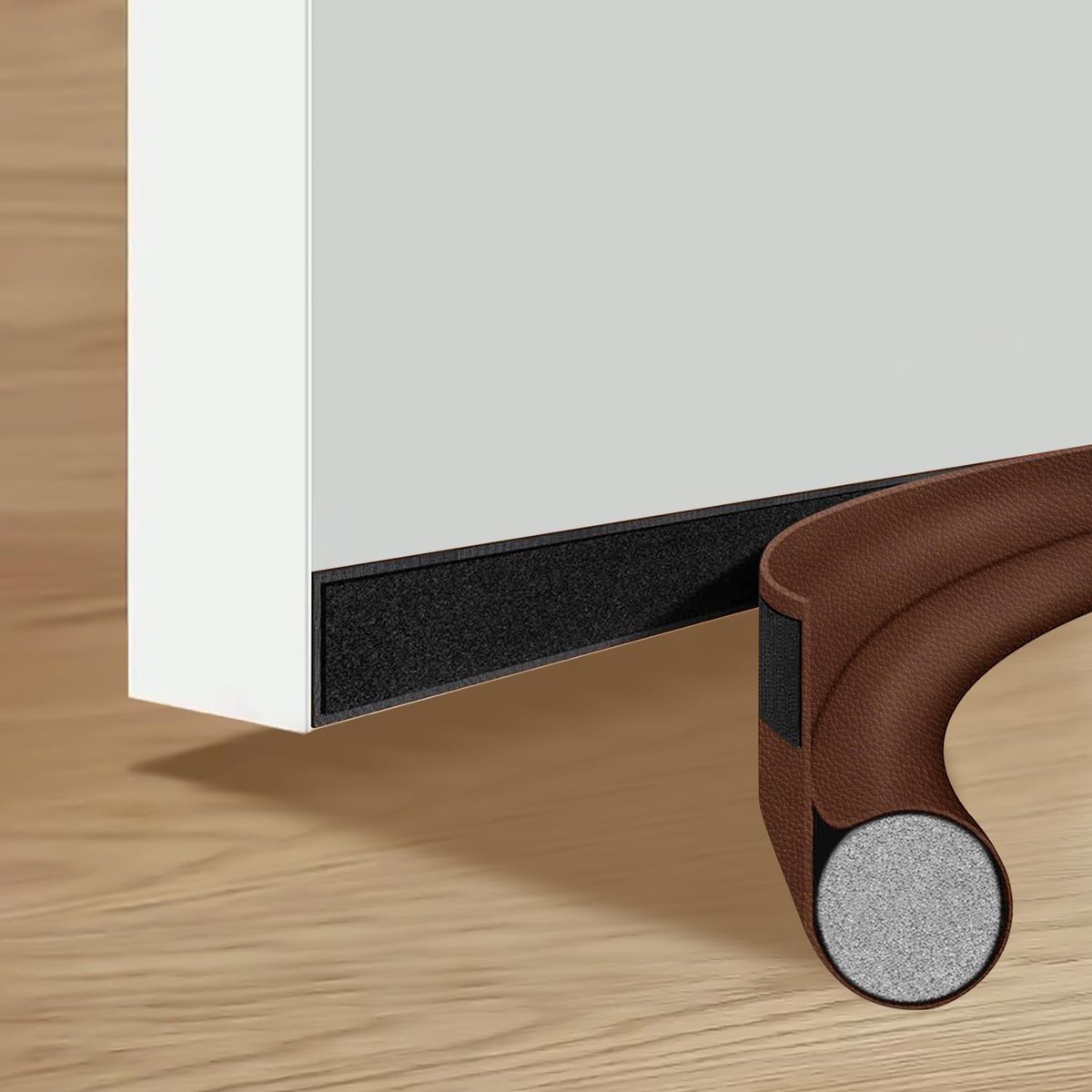 Dailygoods- Tochtstrip voor Deuren - Geluidsreductie - Energiezuinig - Allergiepreventie - Stofdicht - Effectieve Isolatie - Deurdichtstrip