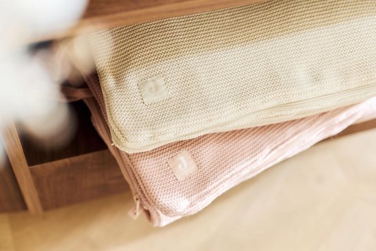 SnelShoppen - Voetenzak Babyzitje Knit Wild Rose - Zacht Coral Fleece - Geschikt voor Kinderwagen en Autostoel Groep 0+ - 3-Punts en 5-Punts Riem — afbeelding 4