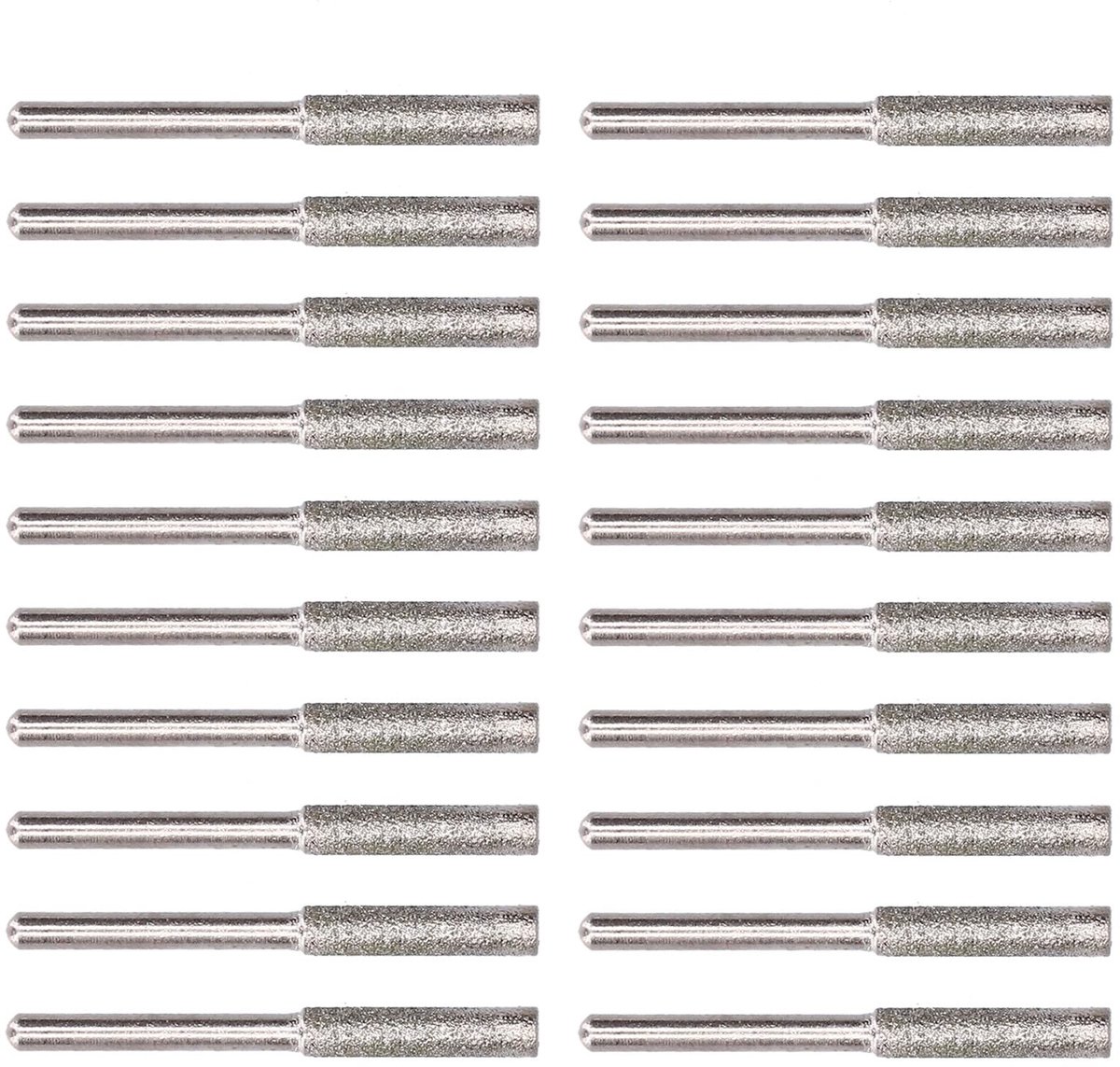 Dailygoods- Kettingzaagslijper 20 Stuks - Diamanten Slijpvijl - Metalen Snijgereedschap - 3/8 Inch Kettingen - 7/32 Inch Wiel - Elektrische Slijper - Slijpgereedschap