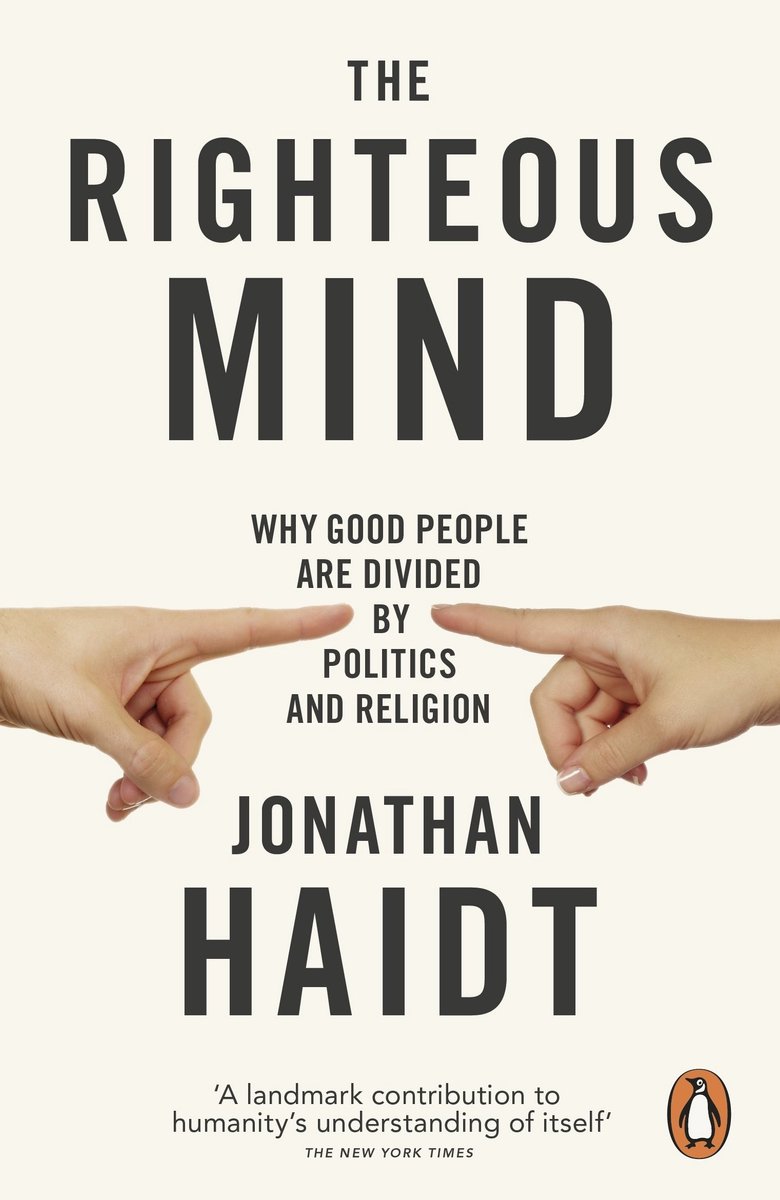 Dailygoods- Boek The Righteous Mind - Psychologie - Menselijke Relaties - Politiek - Religie - Jonathan Haidt - Antwoorden op Vragen - Psychologieboek