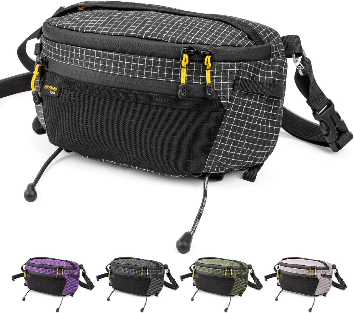 Thijox - Lichtgewicht Bumbag Heuptasje - Grote Capaciteit Waterdichte Heuptas voor Sport, Hardlopen, Wandelen en Kamperen - Rugzakriemzakje - Crossbod