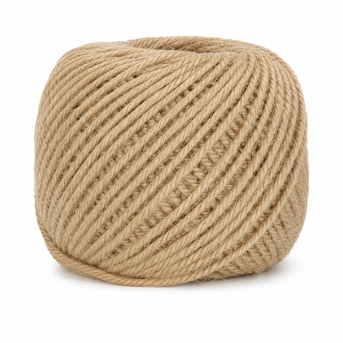 VHV - Tuinbindtouw - Jute Touw 100 m x 3 mm - Geel - Voor Planten en Cadeaus