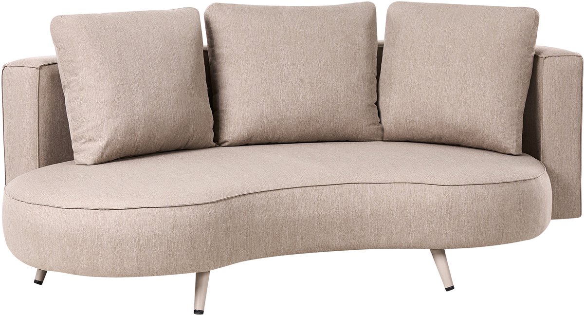 PARORI - Tuinbank 3-zits - Beige - Rechtszijdig - Olefine
