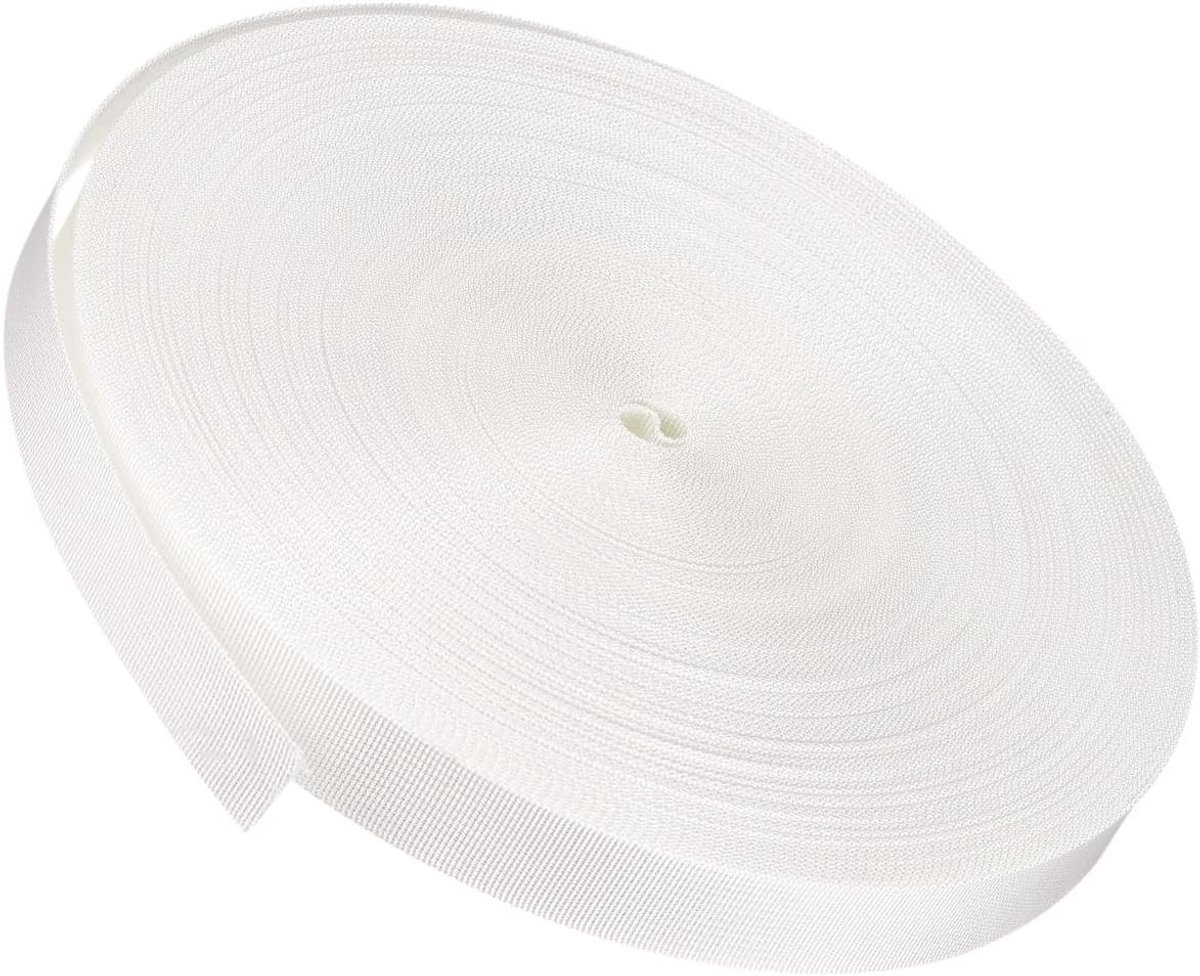Zware Nylon Webbing Tape voor Tassen, Huisdierlijnen, Sleepkabels en Buitentoepassingen - Duurzaam en Veelzijdig Gebruik
