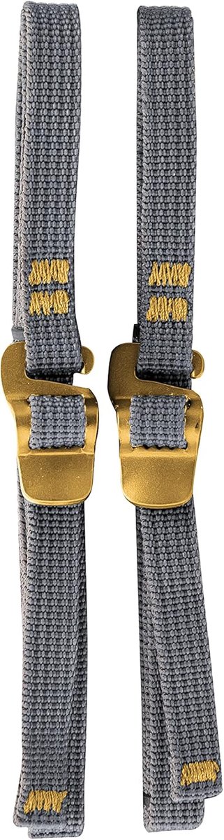 Thijox - Summit Spanbanden Hook Release Straps met Snelsluiting, Grijs - Sterke en Duurzame Transportbanden voor Camping, Tuin, en Outdoor Activiteite