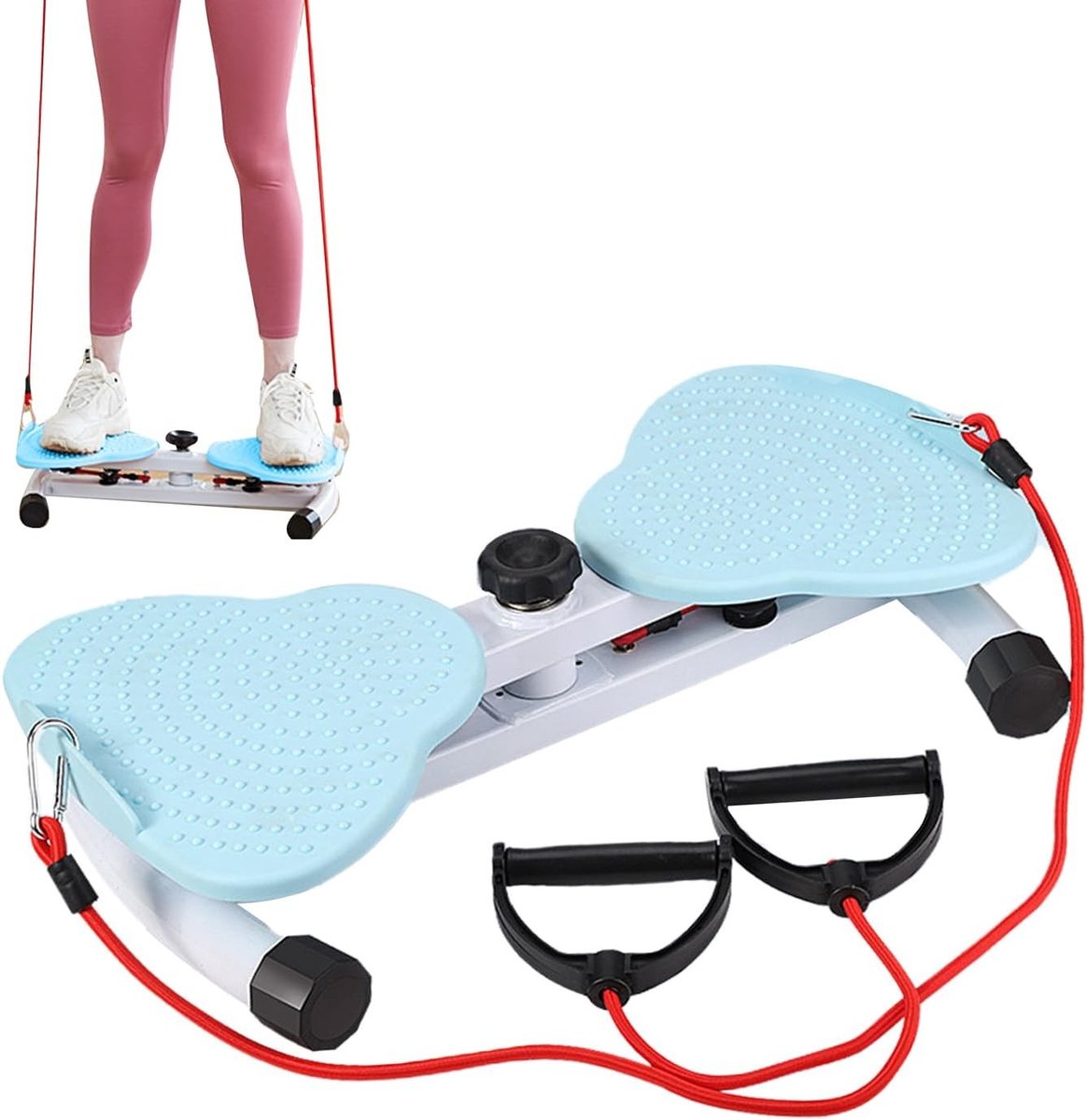 Twist Board voor Oefeningen, Staande Buik Twister voor Vrouwen, Voetmassage en Gewichtsverlies, Blauw