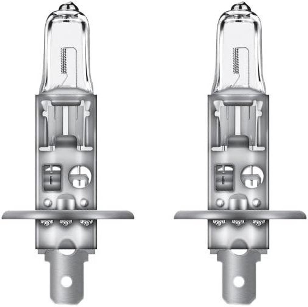 Autolamp H1 - Halogeenlamp Set - Verkeersveiligheid Verbeteren - Krachtige Lichtopbrengst - 2 Stuks - Wit