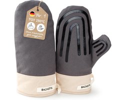 Thijox - Backefix Ofenhandschuhe - Hittebestendige Ovenhandschoenen Tot 250°C, Rutschfest, Duurzaam, Wasbaar, Comfortabel, Plasticvrij, Kleurige Bakac