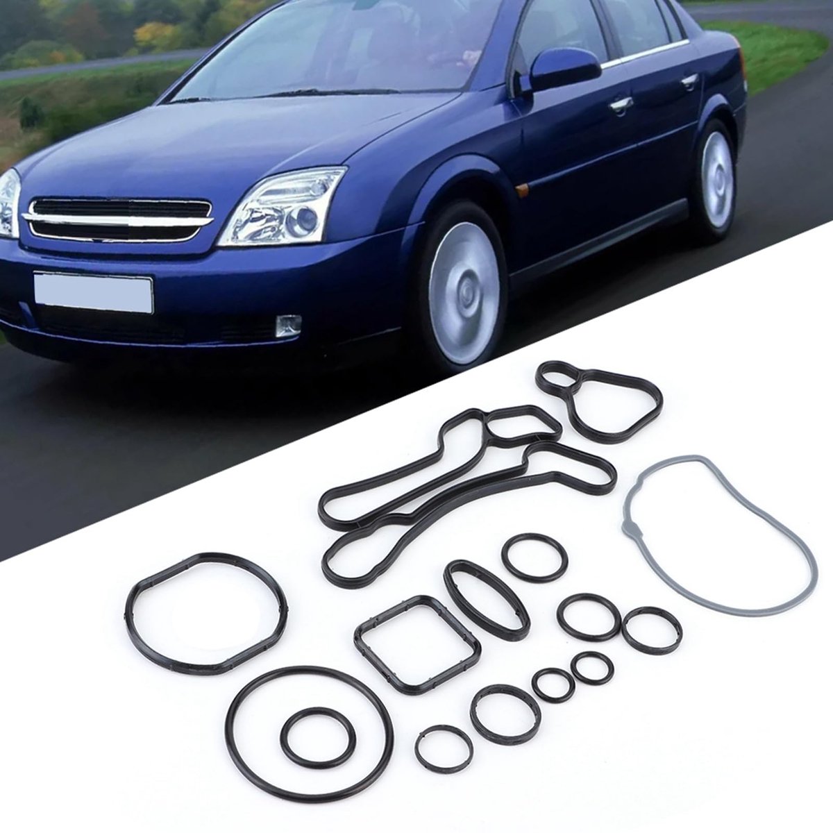 Dailygoods- Oliekoeler Gloednieuw - Rubber Afdichtingen - Reparatie Kit - OEM 55355603 - Geschikt voor H/J/D/E - Motorcodes A16XER/Z16XER