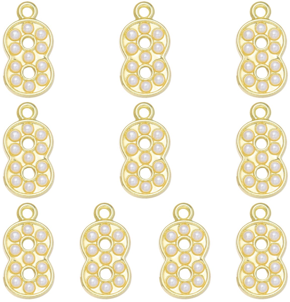 Bedels voor sieraden maken gouden bedels bulk legering hangers voor armbanden ketting sleutelkoord oorbellen sieraden sleutelhanger ambachten DIY