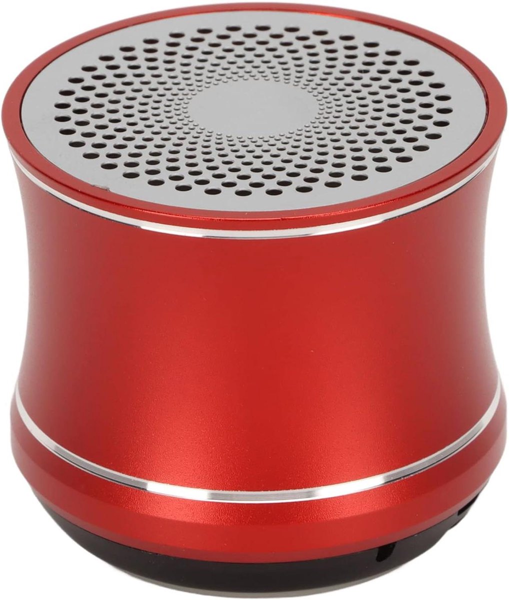 Draadloze Luidspreker - Mini speaker - Muziek luisteren - Waterdicht ontwerp - 13 cm breed - Rood