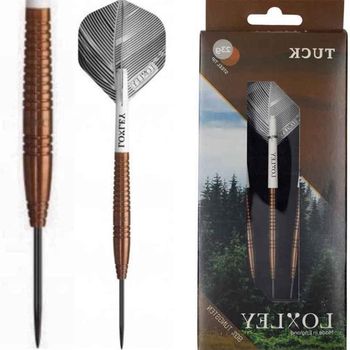 Dartpijlen - Stalen Darts - Precisie Werpen - 90% Tungsten Materiaal - 23 of 25 gram - Brons