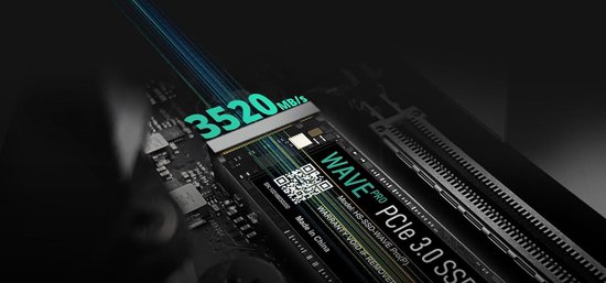 Interne SSD - Solid State Drive - Snellere Computer - NVMe PCIe Gen 3 - 512 GB - Zwart — afbeelding 3