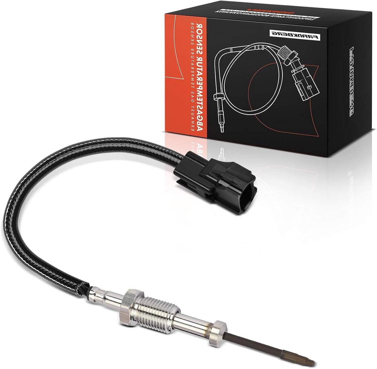 Uitlaatgastemperatuursensor - Uitlaatgassensor - Motoronderhoud - Directe Vervanging - 15 x 10 x 35 cm - Zwart