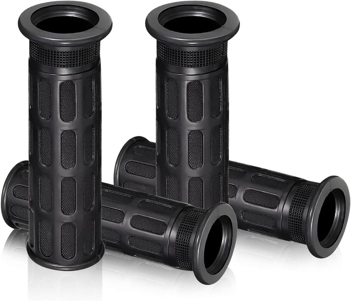 Kruiwagengrepen - Stuurhoezen - Fietsen Onderhoud - Antislip Rubber - 4 Stuks - Zwart