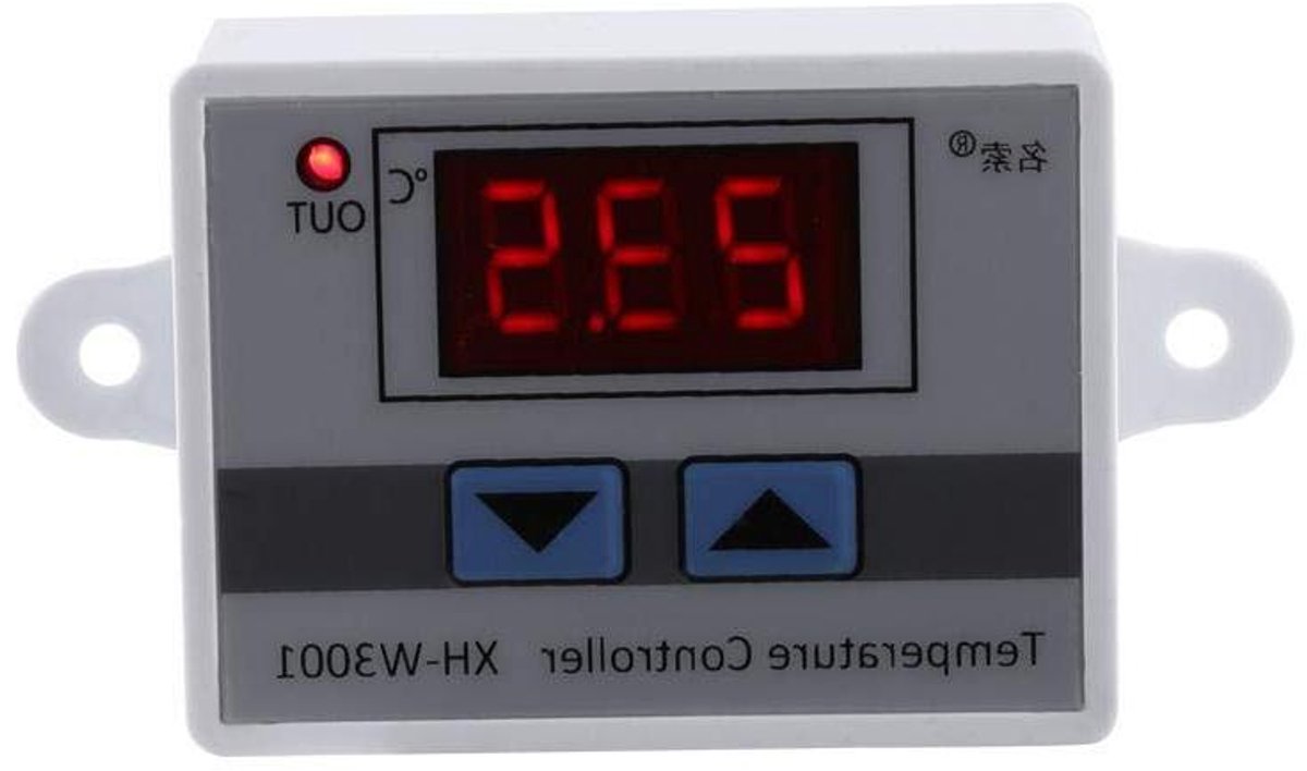 Digitale Temperatuurregelaar - Thermostaat Schakelaar - Temperatuur Regelen - Hoge Precisie 01℃ - -50~110℃ - Zwart