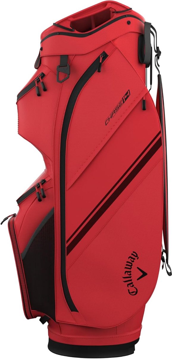 Golf Cartbag - 14 Vakken - Rood/Zwart van GOLF — afbeelding 4