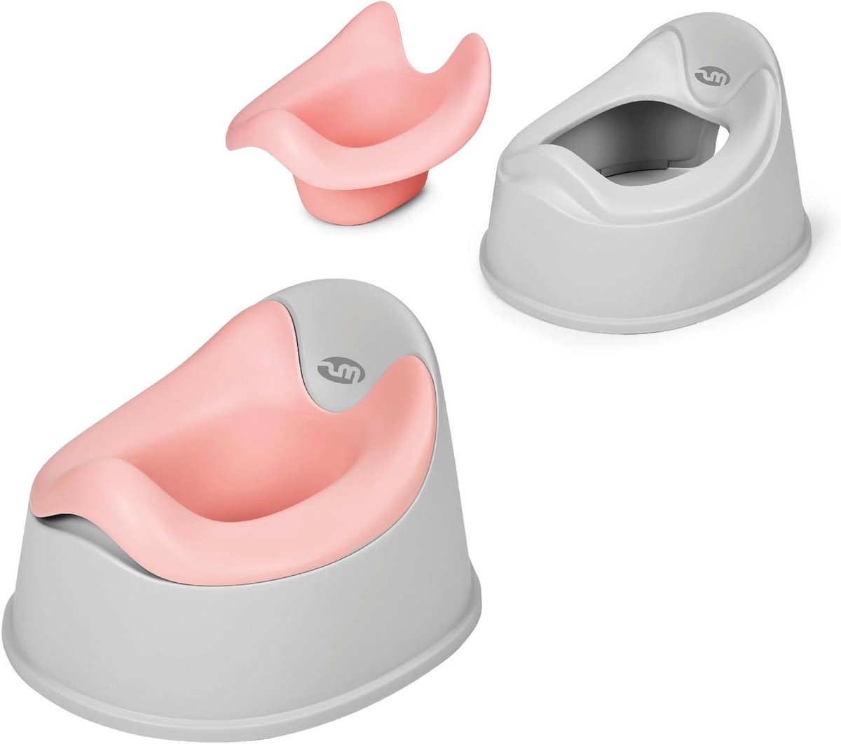 Kinderpotje - Trainingspotje - Zindelijkheidstraining - Uitneembare binnenemmer - 41 x 21 x 21 cm - Roze