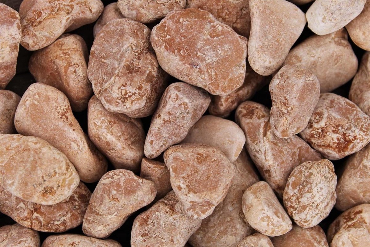 Siergrind Rosso Verona - Tuingrind Deco Wegstenen - Tuin Kleurrijk Vormgeven - Luxe Marmergrind - 25 kg zak 25-40 mm