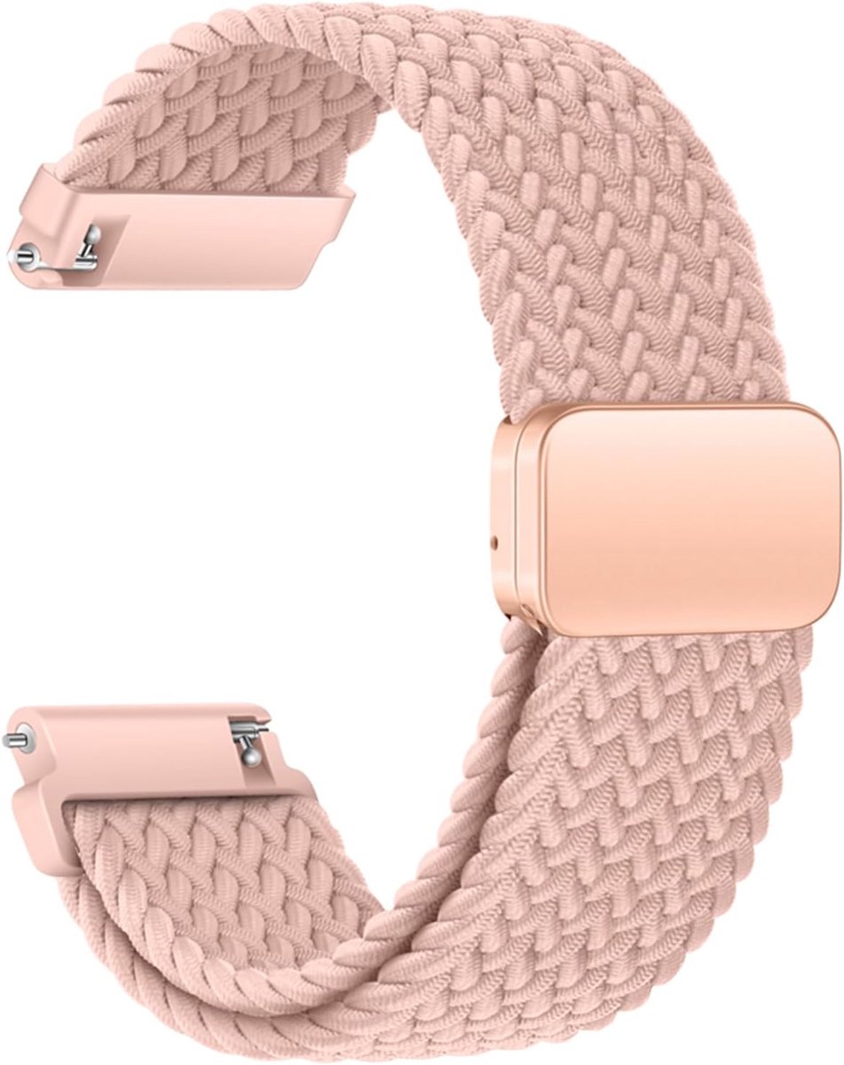 armband, 20 mm, 22 mm, met verstelbare magneetsluiting, voor mannen en vrouwen, elastische en comfortabele reservearmband, compatibel met smartwatches en horloges