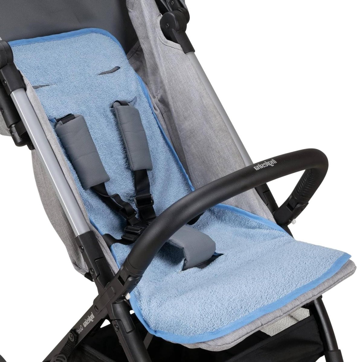 Babysanity Universele Kinderwagenhoes - Voetenzak Pramen - Comfort Baby - Dubbel Terry Katoen - Standaard Maat - Wit