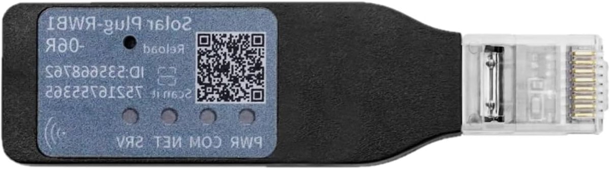 Wifimodule - Gegevenslogger Monitor - Energie Bewaken - Mobiele App Bediening - 24/48V Hybride - Zwart