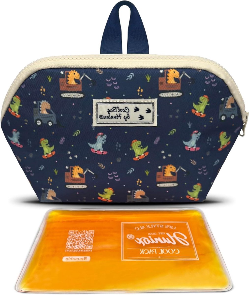 Koeltas Kinderen - Broodtrommel Lunchtas - Eten Meenemen - Isolerend Ontwerp - 3 Liter - Blauw